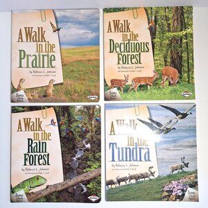 Biomes North America Walk In The Prairie Deciduous Forest Rain Forest Tundra Lot